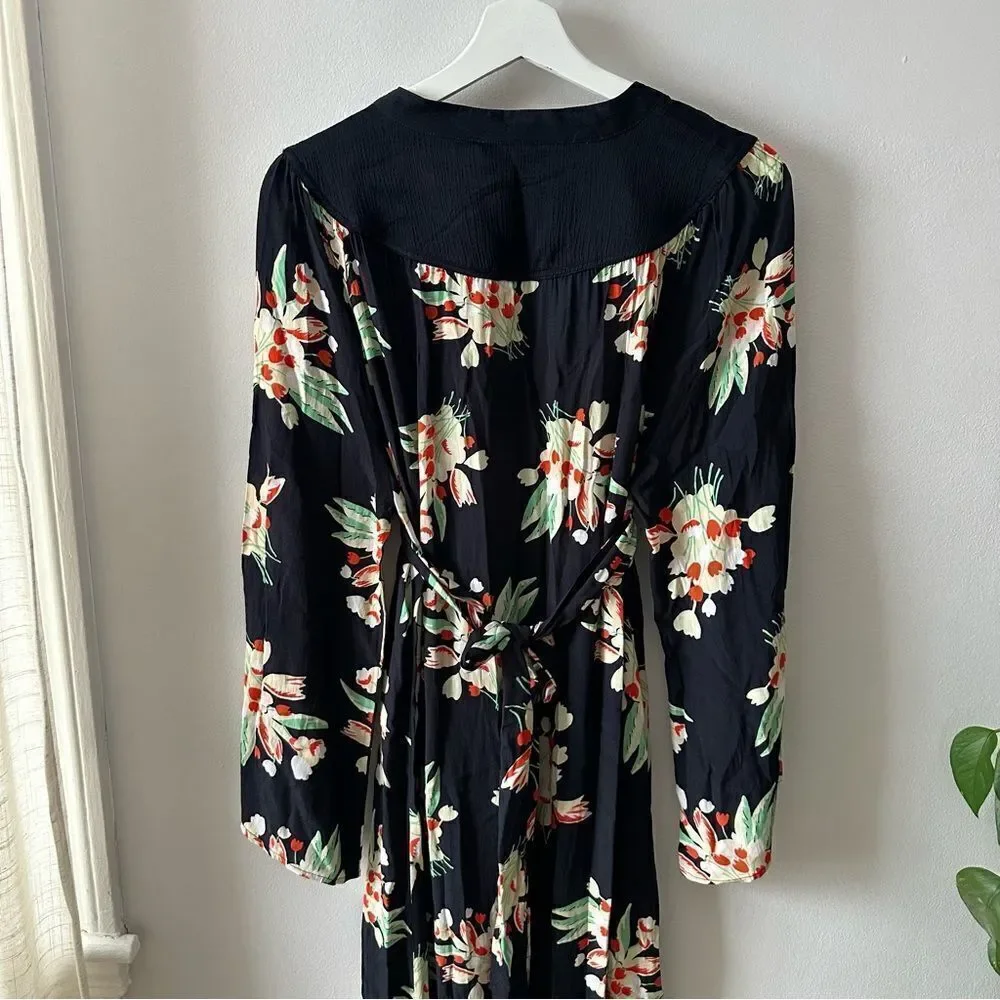 RIXO Anela Floral-Print Crepe Midi Dress - Picture 4 of 9